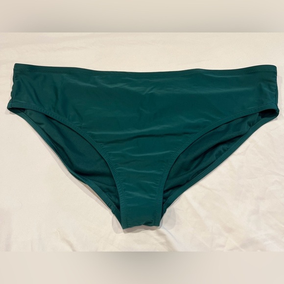 Kona Sol High Waist Full Seat Hipster Green Swimsuit Bikini Bottoms size 24W/26W - Picture 1 of 13